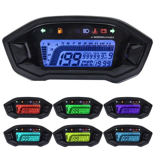 Digital motorrad tachometer - motorrad,