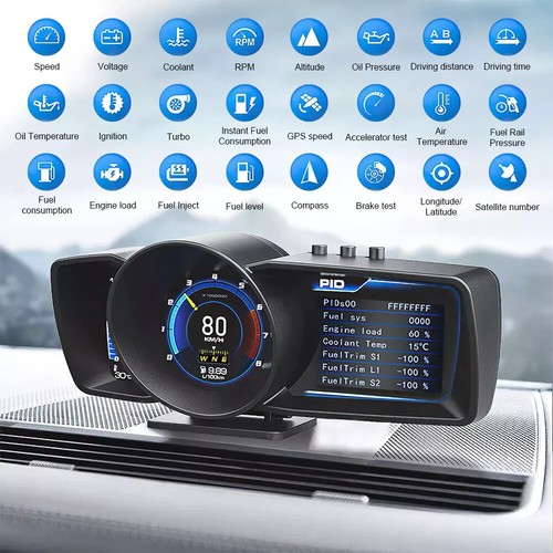 Gps tachometer auto - tachometer, hud